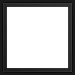 dark silver pattern square frame