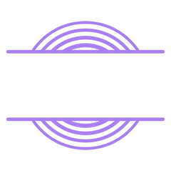 circle pattern monogram
