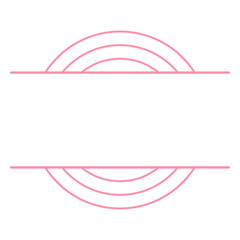 circle pattern monogram