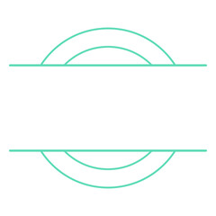 circle pattern monogram