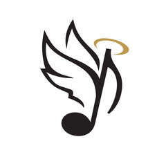 Music Angel Logo Designs