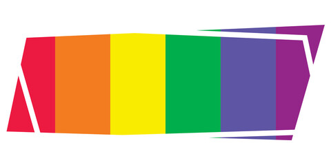 rainbow lgbtq banner