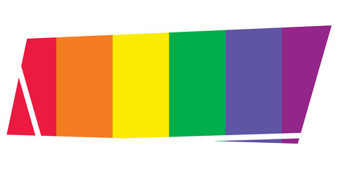 rainbow lgbtq banner