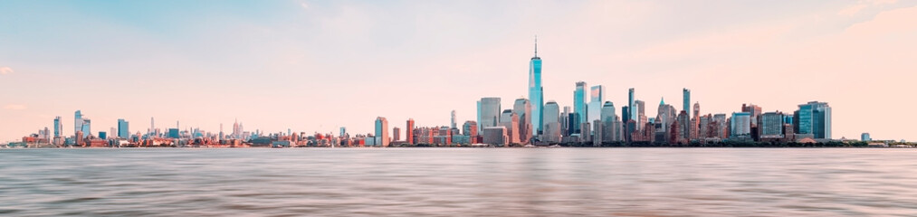 The skyline of New York City, United States