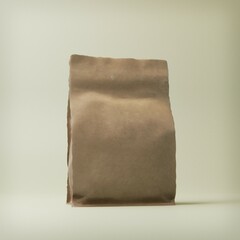 Blank Paper Coffee Bag Mockup Template