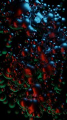 Background Wallpaper 3D Bubbles RGB