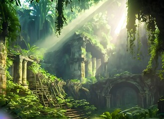 Mystical Ancient Ruins: A Journey into the Enigmatic Jungle