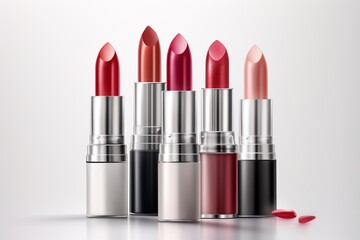 Obraz premium Lipstick Cosmetic Illustration Created with Generative AI