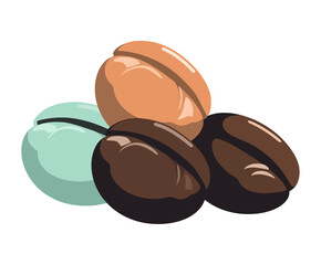 Fresh organic coffee, healthy and delicious