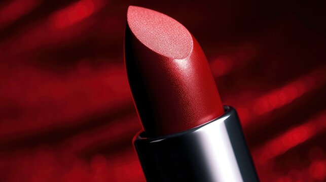 Beauty Product Marketing: Lipstick Display Generated by AI