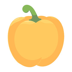 Fresh organic pepper symbolizes healthy eating