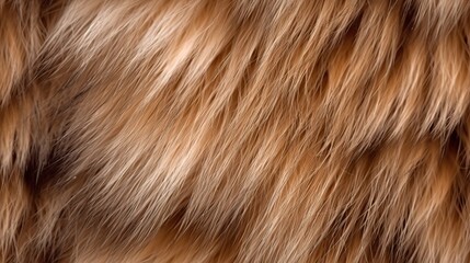 Fototapeta premium red fur texture design fund. Generative AI
