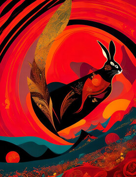 Surreal buny