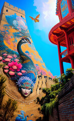 great wall of china and dream images
