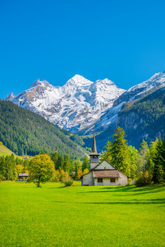 Beautiful Village nearby mountain, Switzerland