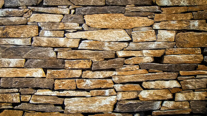 beautifully arranged stone wall background
