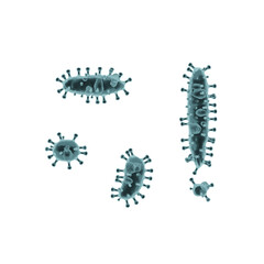 Virus or Covid 3D Alphabet or PNG Letters