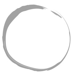 Hand Drawn Circle Vector Shape