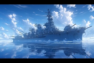 Fototapeta premium ship in the sea