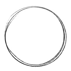 Hand Drawn Circle Vector Shape