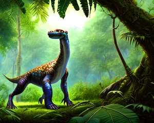 Silvisaurus Dinosaur, Generative AI Illustration