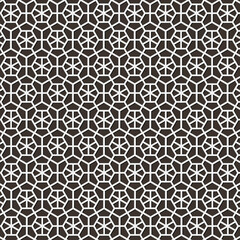 Vector seamless pattern background. Stylish hexagonal line pattern background