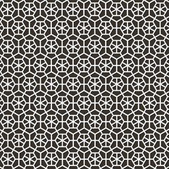 Vector seamless pattern background. Stylish hexagonal line pattern background