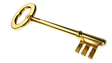 Old style golden key