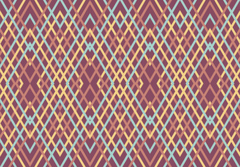 Geometric ethnic pattern design for background or wallpaper.