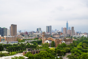 Fototapeta premium Taipei city skyline