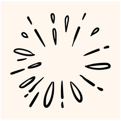 water blast or doodle exploding star