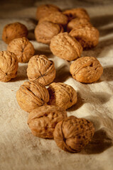 walnuts on a table
