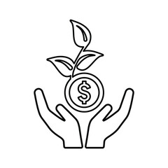 Advantage, avail, benefit icon. Line icon, outline symbol.