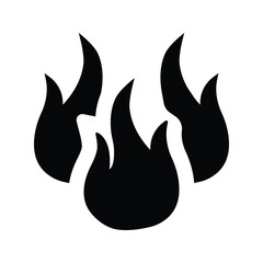 Burning, burnt icon.
