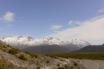 Fototapeta na wymiar Snow Capped Mountains