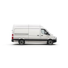 Delivery Van Isolated. Generative ai