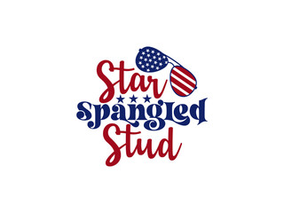 4th for July American Flag SVG design 