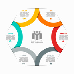 Infographic design template with place for your data. Vector illustration.