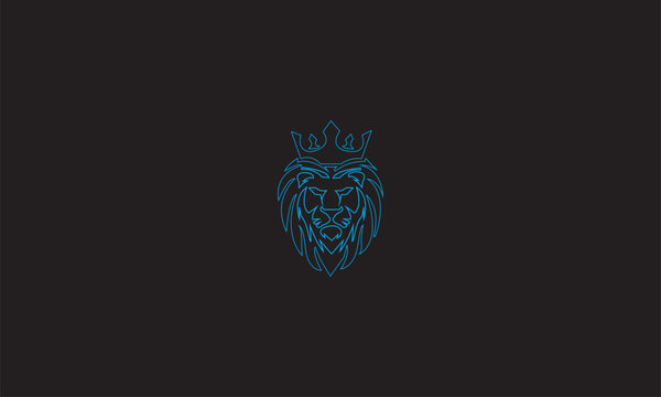 Loin Illustration Design Logo