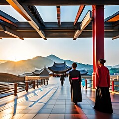 Discover the Enchanting Charm of South Korea: Captivating Images from Seoul's Vibrant Streets to Gyeongju's Serene Temples