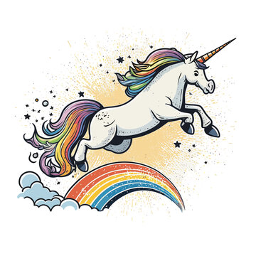 Rainbow Rider! Chasing rainbows with unicorn magic