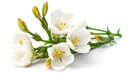 Obraz na płótnie Canvas white flowers, generate ai