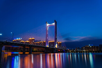 Fototapeta premium Chaozhou Bridge, Chaozhou City, Guangdong Province, China.