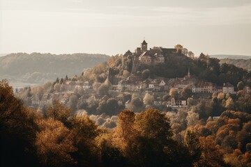 Fototapeta na wymiar Detailed image of Baden-Württemberg. Generative AI