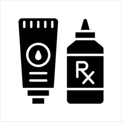 Solid vector icon for health product which can be used various design projects.