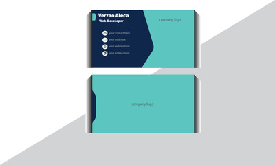 black, blue, both side design, business card, creative, design, flyer, graphic , modern, modern design, official, print, print ready, professional, simple, standard business card