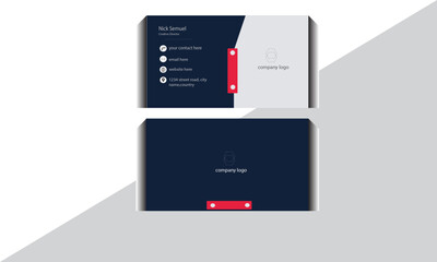 business card, template, layout, modern and creative professional , black, red, stylish, business ,template ,design for personal and marketing identity.