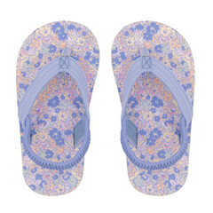 cute purple flip-flops for a baby girl