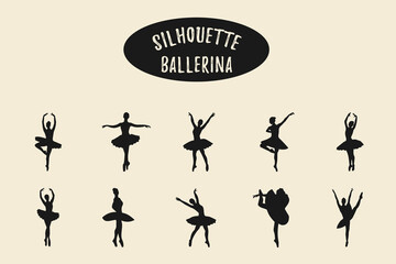 Ballerina silhouette, Ballerina silhouette ballet dance poses