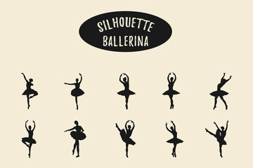 Ballerina silhouette, Ballerina silhouette ballet dance poses